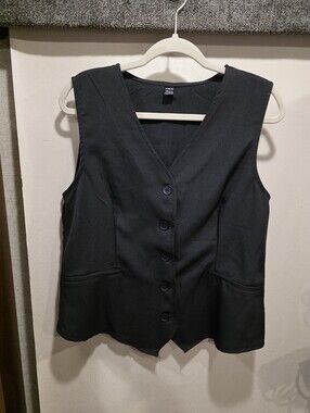 Shein Black Vest Top